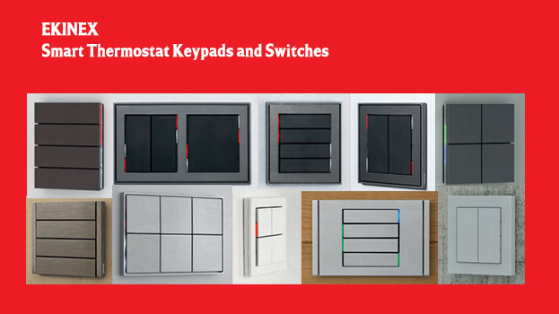 EKINEX Smart Thermostat Keypads and Switches