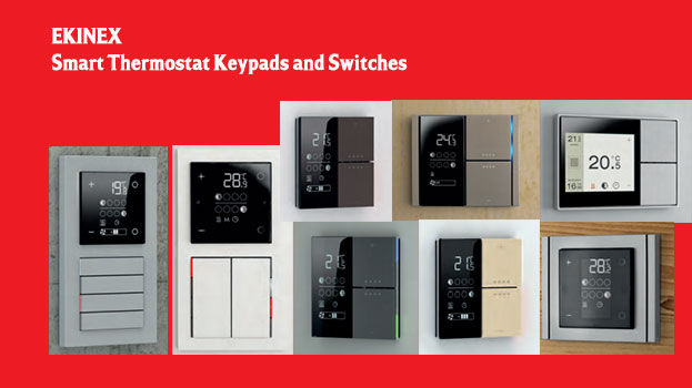 EKINEX Smart Thermostat Keypads and Switches